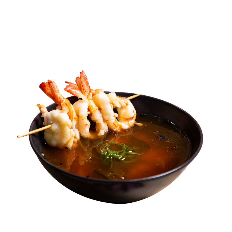 Soupe Miso crevettes